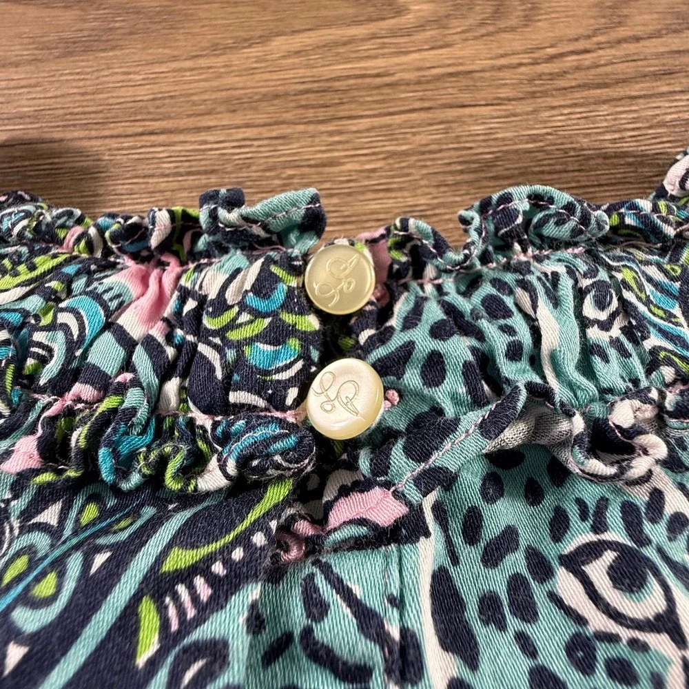 Lilly Pulitzer Girls Short Sleeve Dress, Master of Class Sabine Jaguar Dress 5